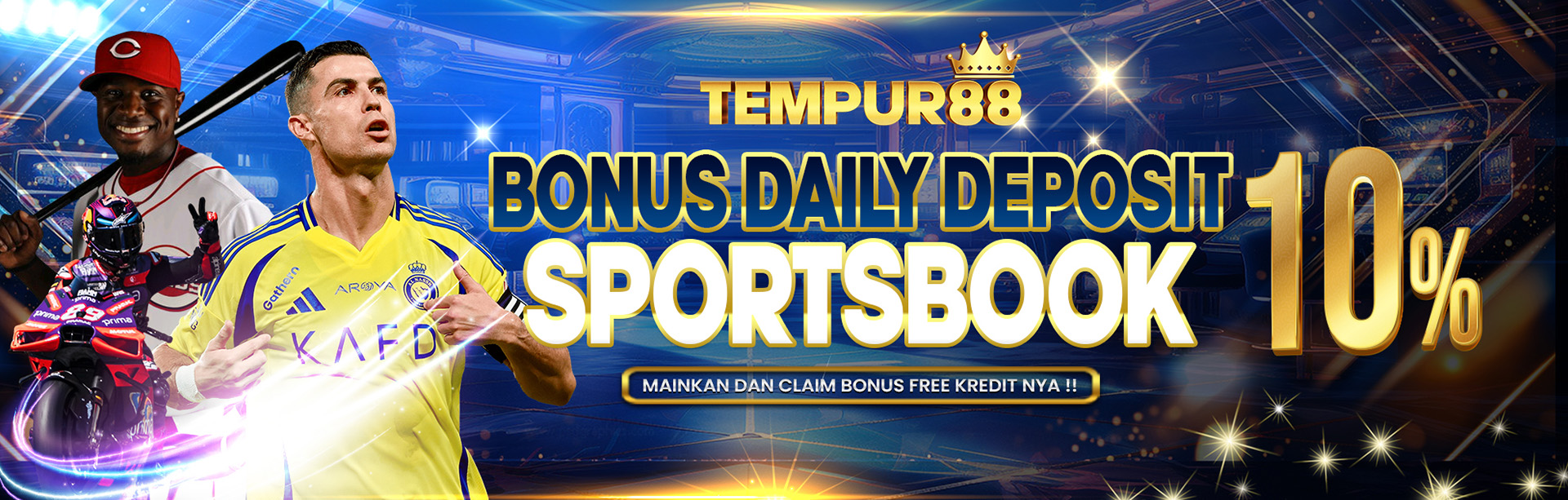 TEMPUR88 BONUS DEPOSIT HARIAN SPORTSBOOK 10%