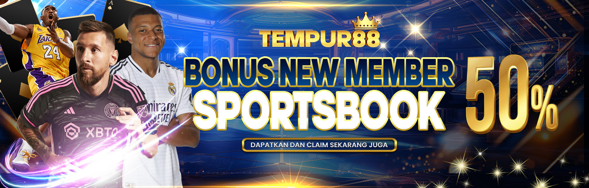 TEMPUR88 BONUS NEW MEMBER SPORTSBOOK 50%