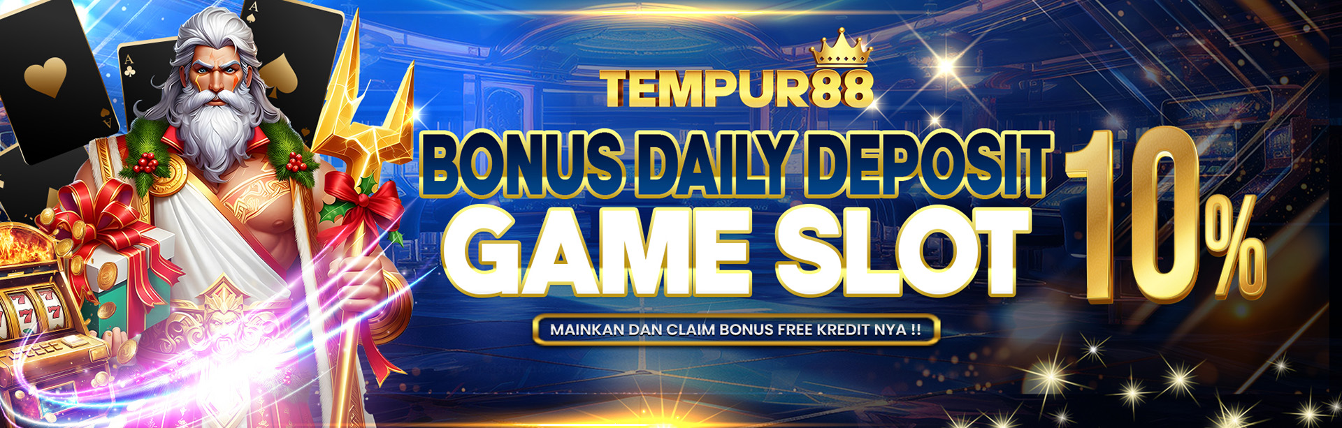 TEMPUR88 BONUS DEPOSIT HARIAN SLOT 10%