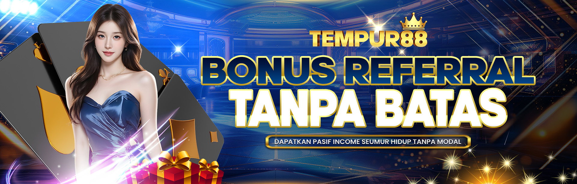 TEMPUR88 BONUS REFERRAL CHIP GRATIS SEUMUR HIDUP!