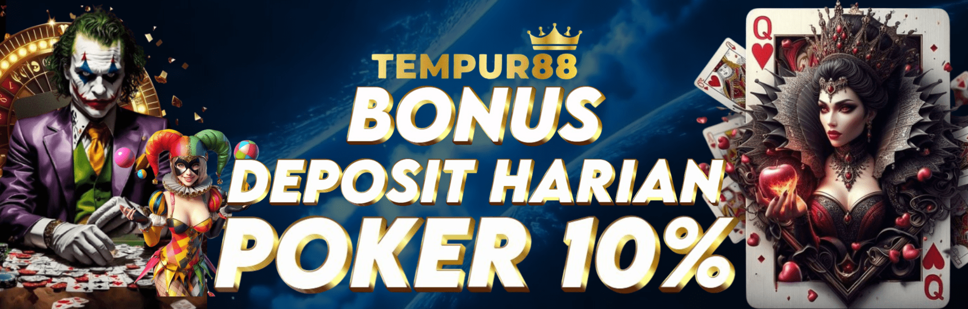 TEMPUR88 BONUS DEPOSIT HARIAN POKER 10%