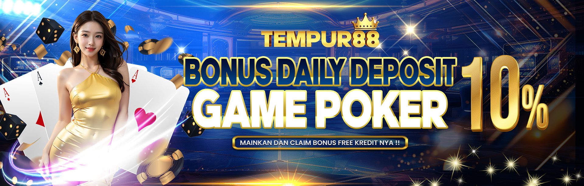 TEMPUR88 BONUS DEPOSIT HARIAN POKER 10%