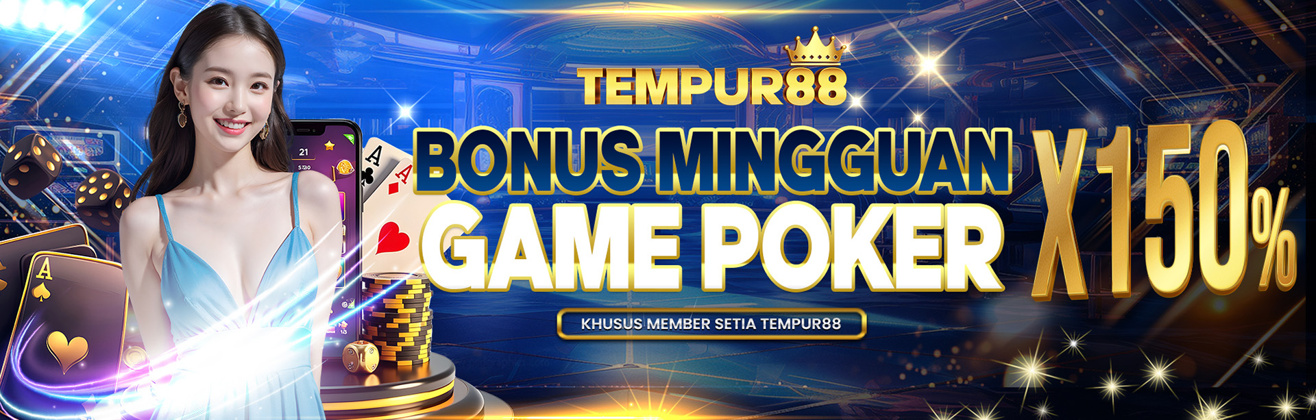 TEMPUR88 BONUS COMMISSION POKER X150%