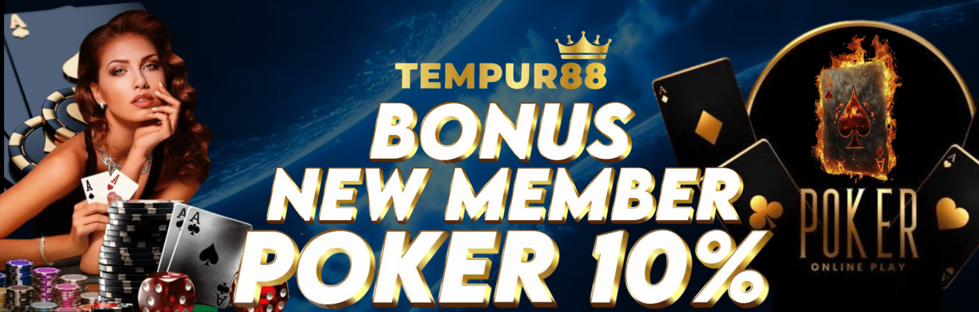 TEMPUR88 BONUS NEW MEMBER POKER 10%