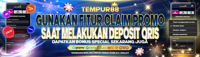 PROMO BONUS DEPOSIT VIA QRIS