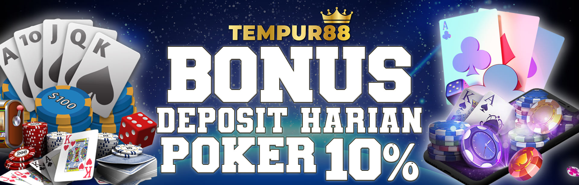 TEMPUR88 BONUS DEPOSIT HARIAN POKER 10%