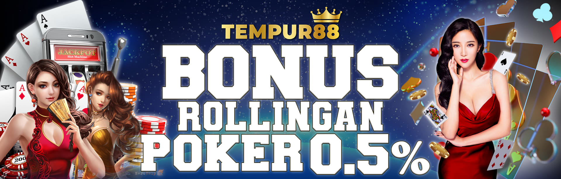 BONUS ROLLINGAN POKER 0.5%